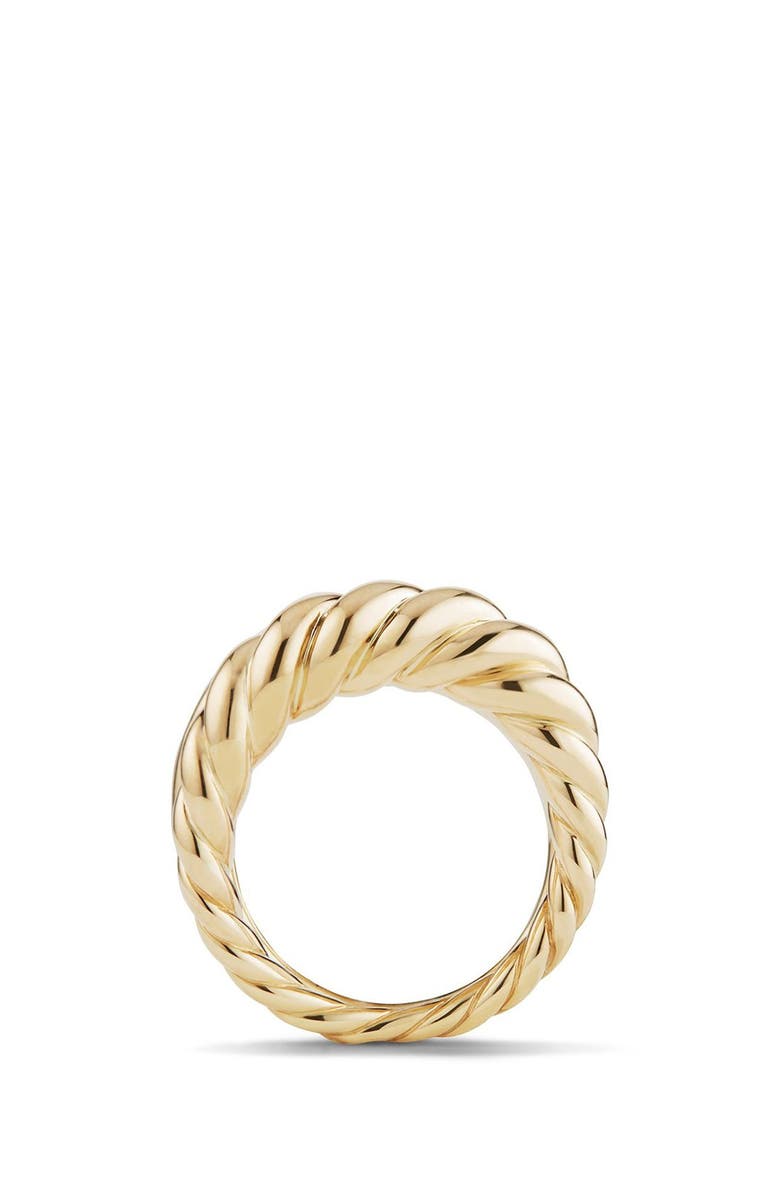 David Yurman Pure Form Stack Rings in 18K Gold, Alternate, color, 