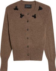 Simone Rocha Embellished Cashmere Cardigan