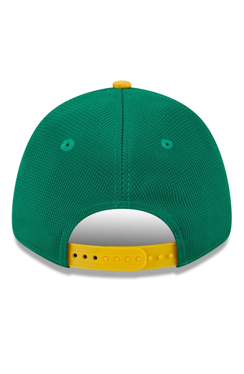New Era Men's New Era  Kelly Green Oakland Athletics 2024 Batting Practice 9FORTY Adjustable Hat, Alternate, color, 