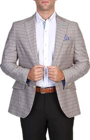 TailorByrd Mini Windowpane Sport Coat