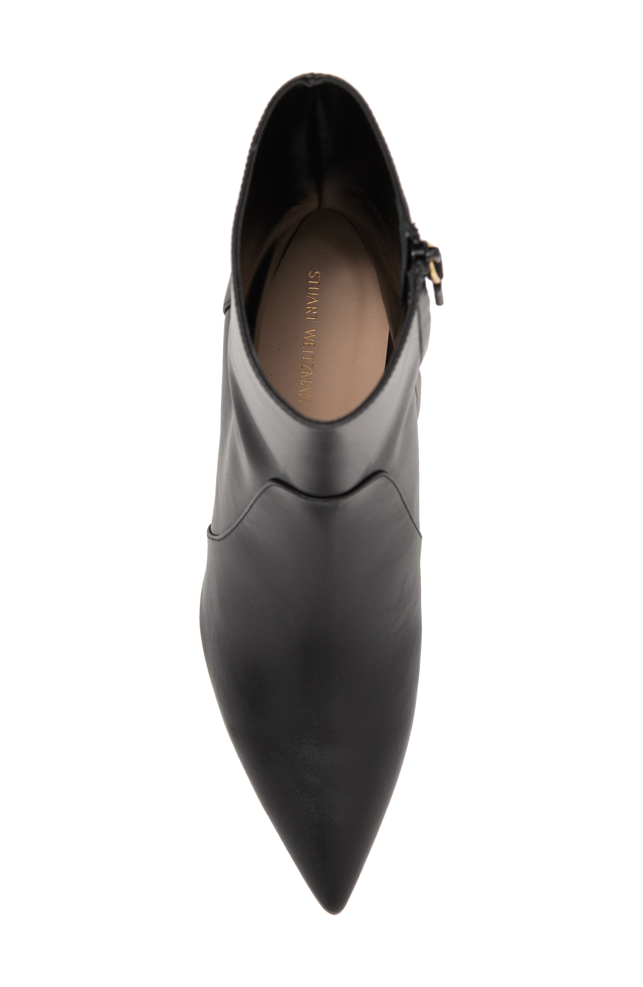 Stuart Weitzman Renegade Block Heel Bootie, Alternate, color, Black