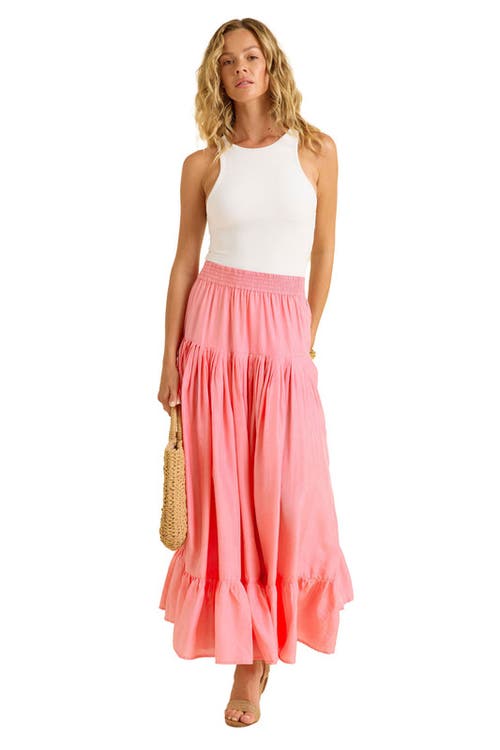 Calypso St Barth Calypso St. Barth Lourdes Skirt In Blush