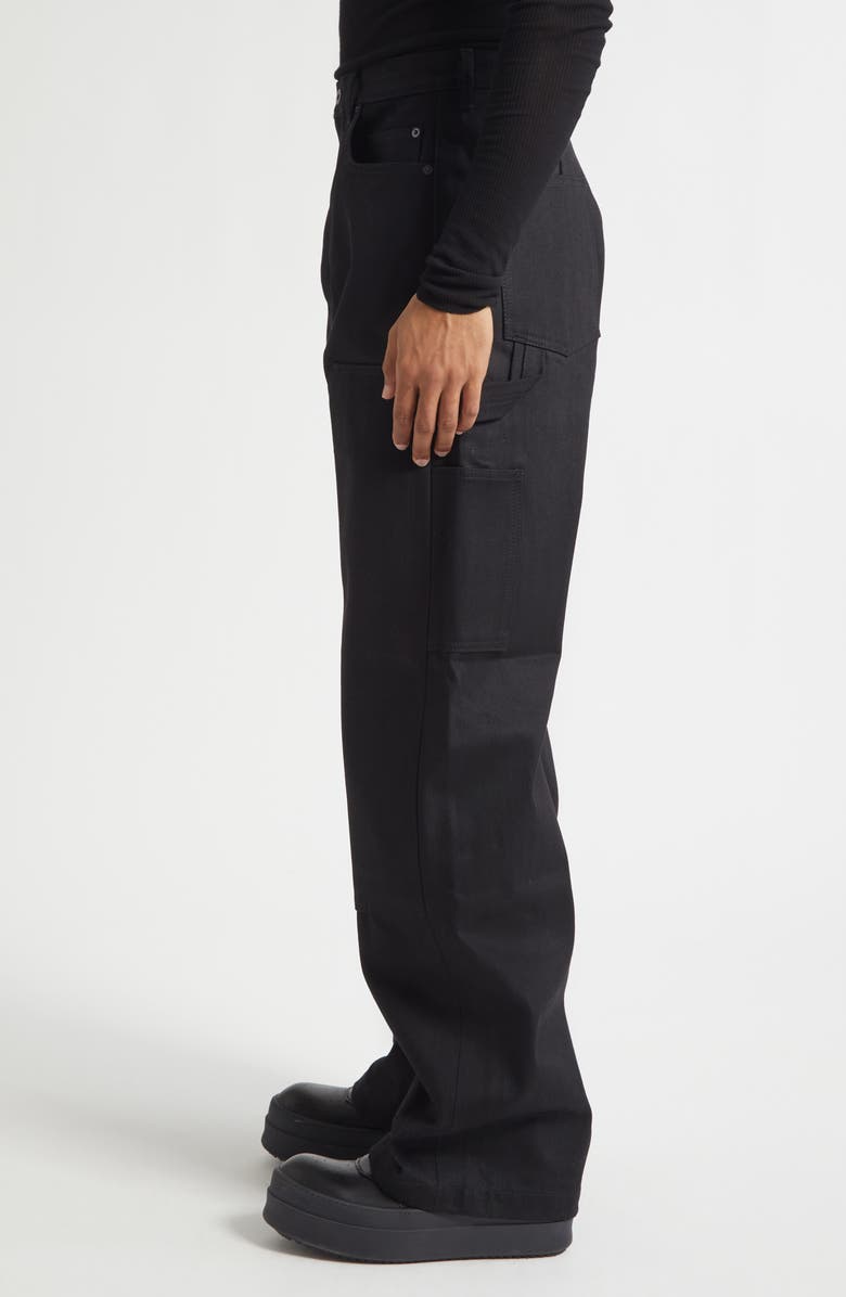 Rick Owens DRKSHDW Concordians Strobe Double Knee Jeans, Alternate, color, Black