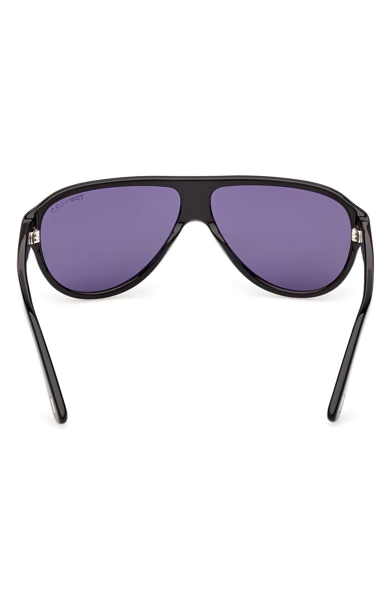 TOM FORD 61mm Pilot Sunglasses, Alternate, color, 
