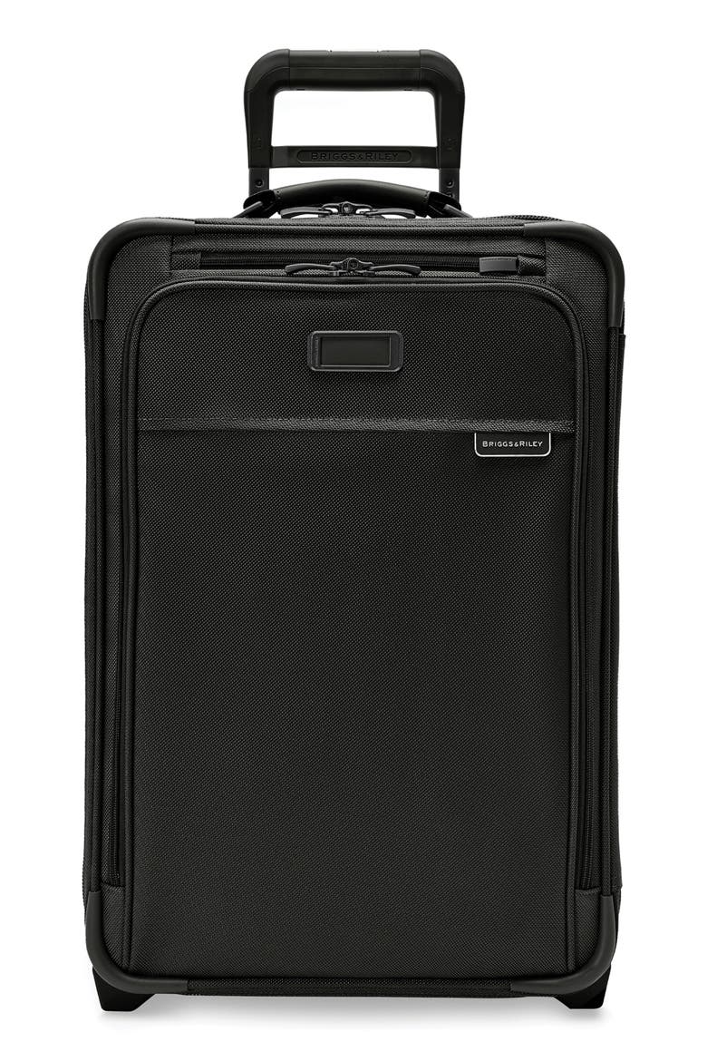 Baseline Essential 22-Inch Expandable 2-Wheel Carry-On Bag, Main, color, BLACK