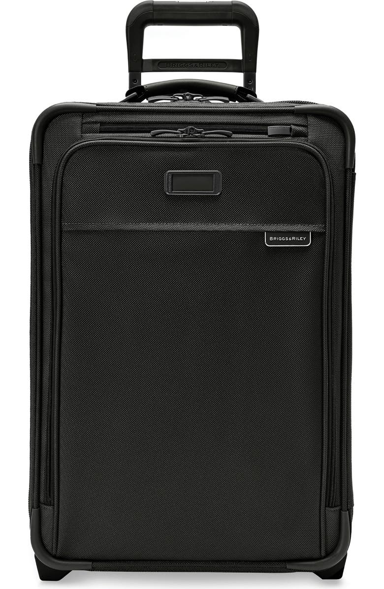 Briggs & Riley Baseline Essential 22-Inch Expandable 2-Wheel Carry-On Bag, Main, color, Black