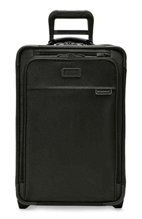 Briggs & Riley Baseline Essential 22-Inch Expandable 2-Wheel Carry-On Bag in Black 