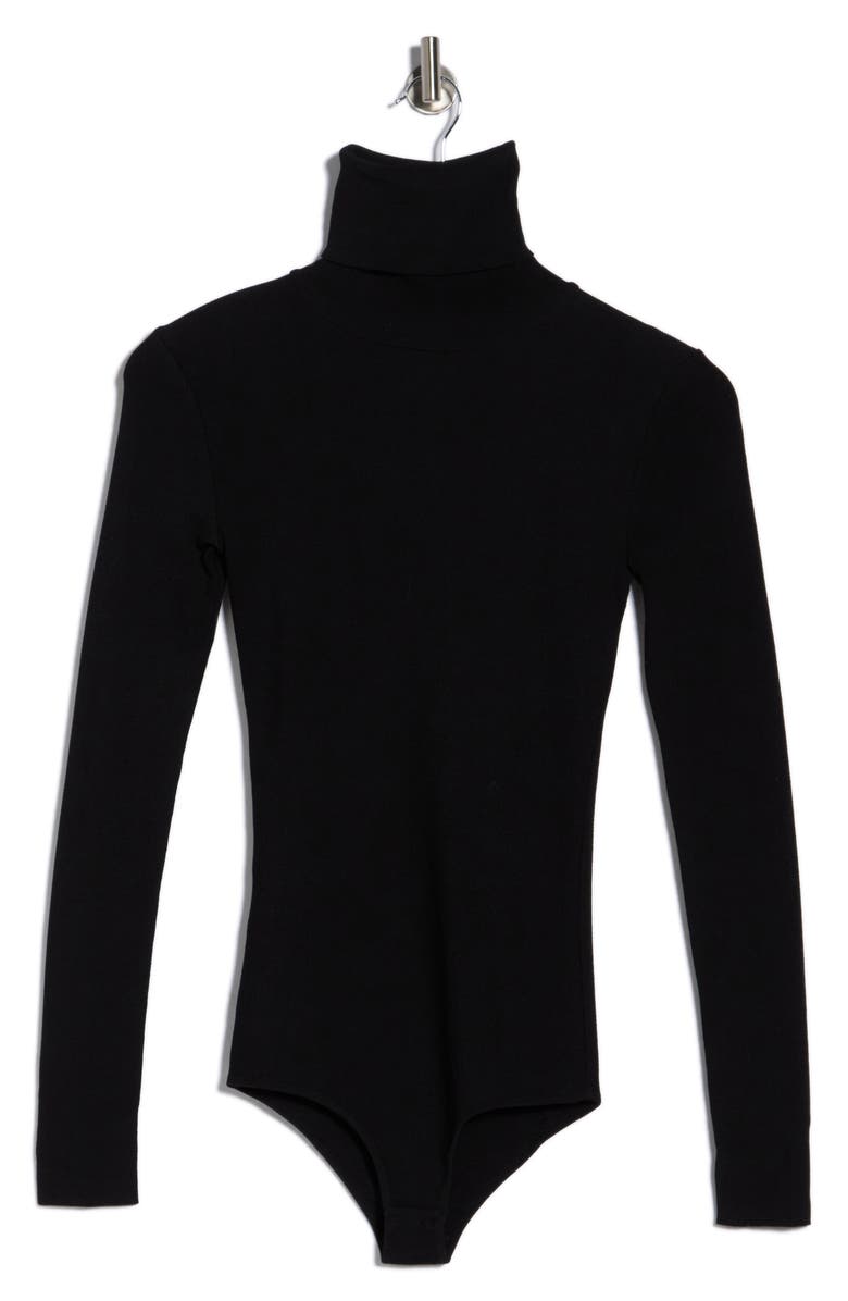 Longchamp Sweater Bodysuit, Main, color, Black