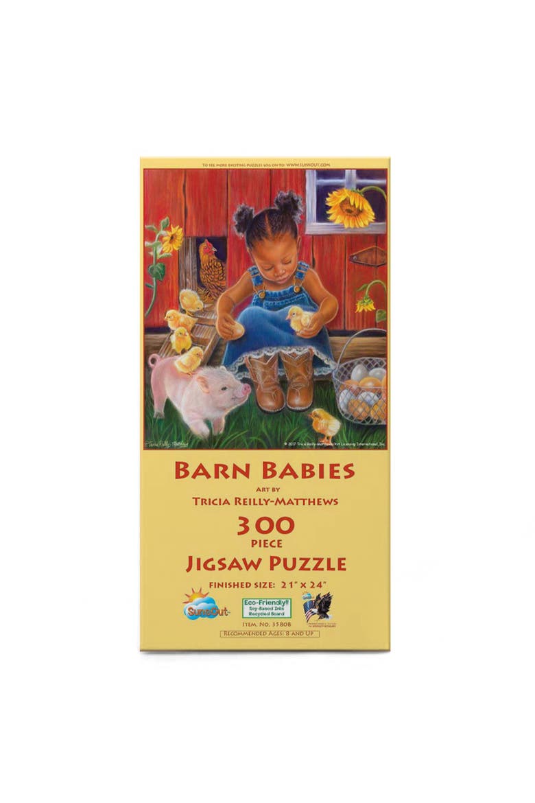 Barn Babies 300 piece Jigsaw Puzzle for Adults, Alternate, color, Multicolor