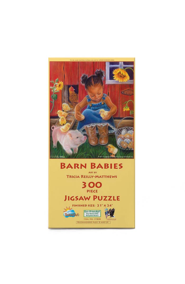 Sunsout Barn Babies 300 piece Jigsaw Puzzle for Adults, Alternate, color, Multicolor