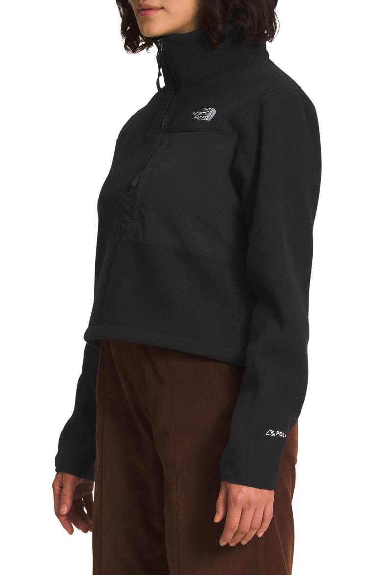 Denali Half Zip Fleece Pullover, Alternate, color, BLACK