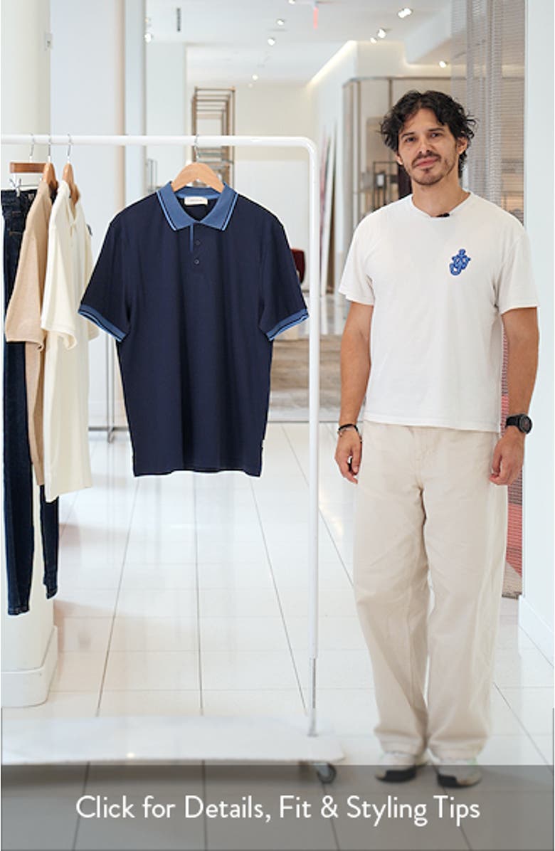 Tipped Pima Cotton Piqué Polo, sales video thumbnail