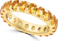 EFFY 14K Yellow Gold Citrine Eternity Band Ring