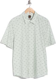 BOSS Rash 2 Cotton Poplin Button-Up Shirt