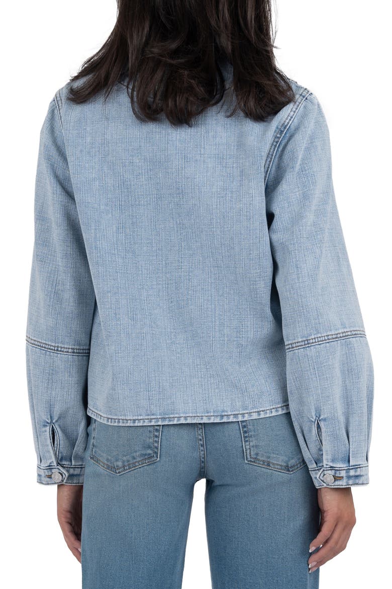 Bailey Stretch Denim Jacket, Alternate, color, LIGHT WASH