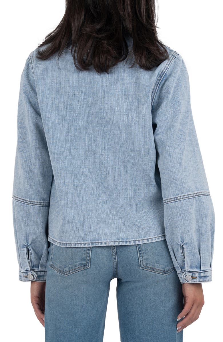 KUT from the Kloth Bailey Stretch Denim Jacket, Alternate, color, Light Wash