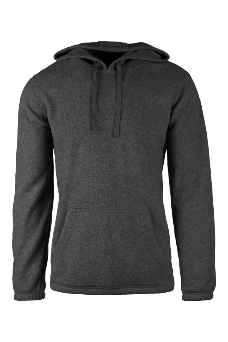 Comfy Polar Fleece Hoodie, Main, color, CHARCOAL