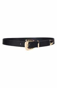 Linea Pelle Molten Belver Buckle Belt