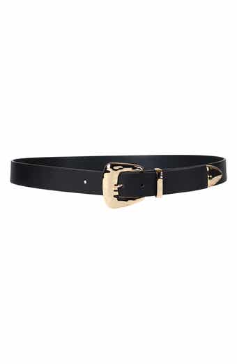 Linea Pelle Molten Belver Buckle Belt