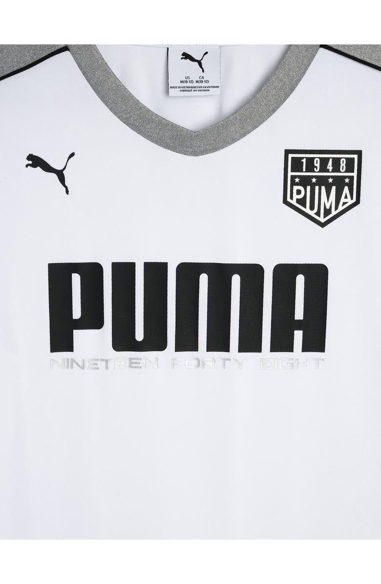 PUMA Kids' Logo Graphic T-Shirt & Shorts Set, Alternate, color, White Traditional