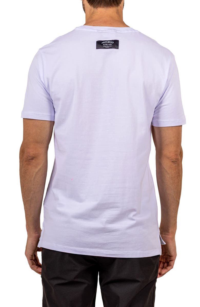 Maceoo Logo Cotton Graphic T-Shirt, Alternate, color, White