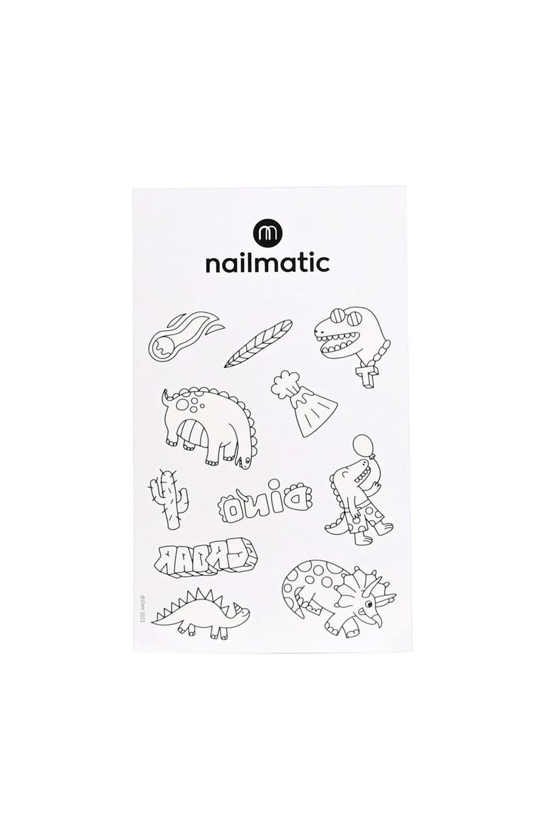 Temporary Tattoo For Kids, Alternate, color, Dinosaurs
