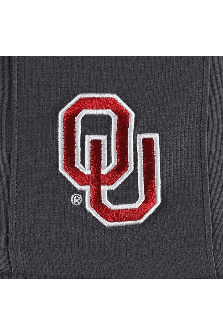 Men's Jordan Brand Anthracite Oklahoma Sooners Performance Knit Shorts, Alternate, color, Anthracite