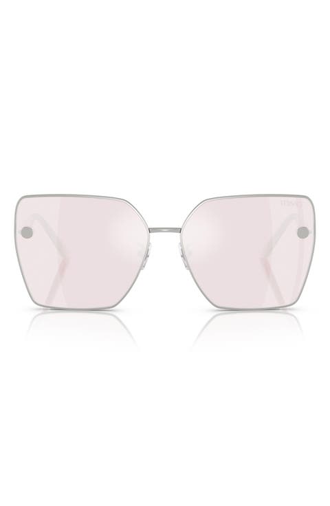 63mm Oversize Square Sunglasses