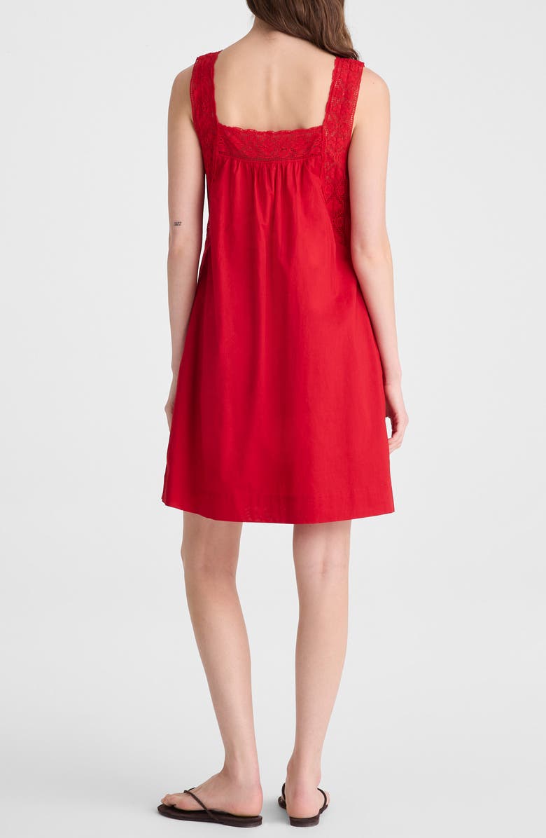 Madewell The Sophie Minidress, Alternate, color, Varsity Red