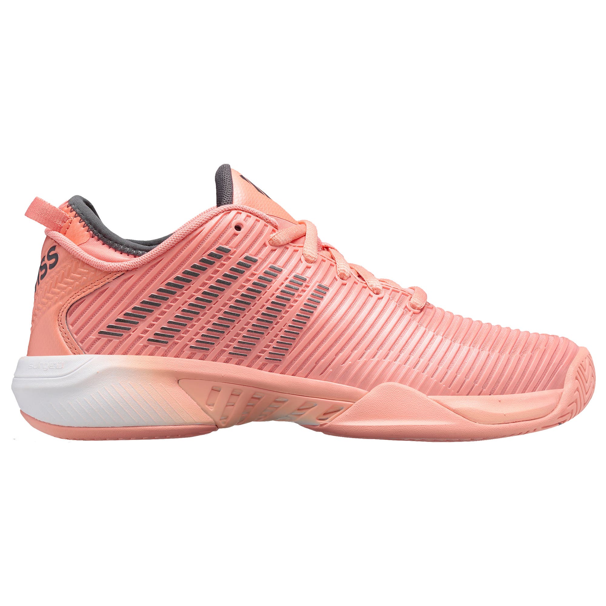 K-Swiss Hypercourt Supreme Womens Tennis Shoes, Main, color, Peach Amber