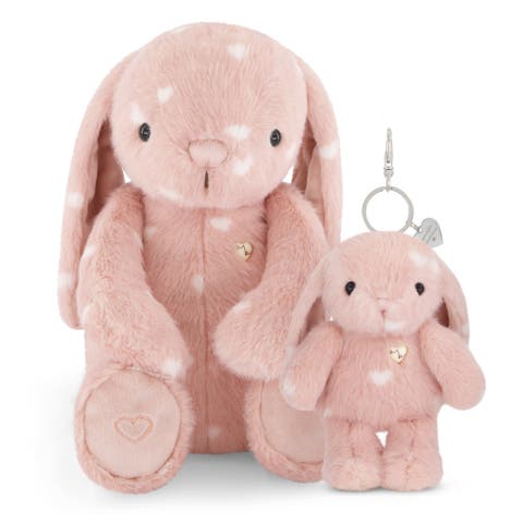 Penelope the Bunny 12" Plush & 6" Keychain Set