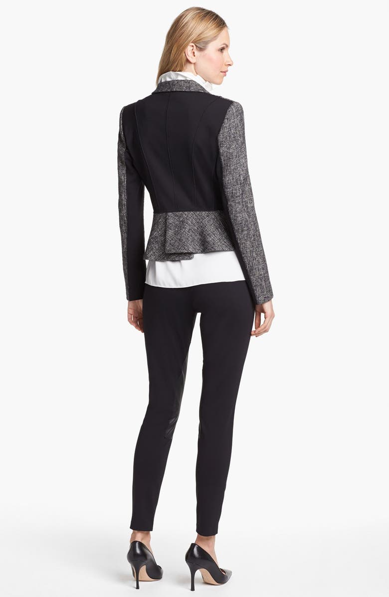 Elie Tahari 'Minka' Metallic Tweed Jacket, Alternate, color,