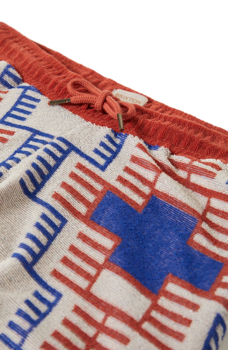 Brixton Trail Terry Drawstring Shorts, Alternate, color, 