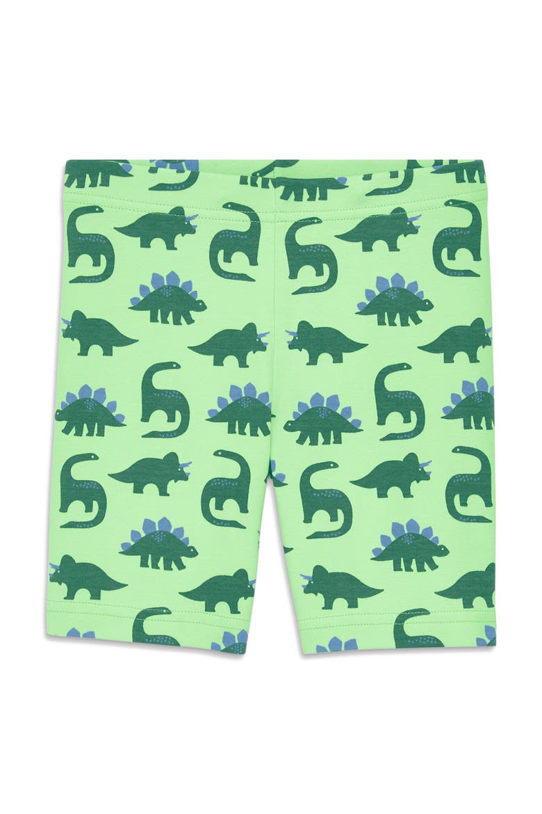 Kids Organic Pj Short In Critters, Main, color, Pear Dinosaurs