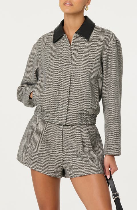 Nelly Herringbone Jacket