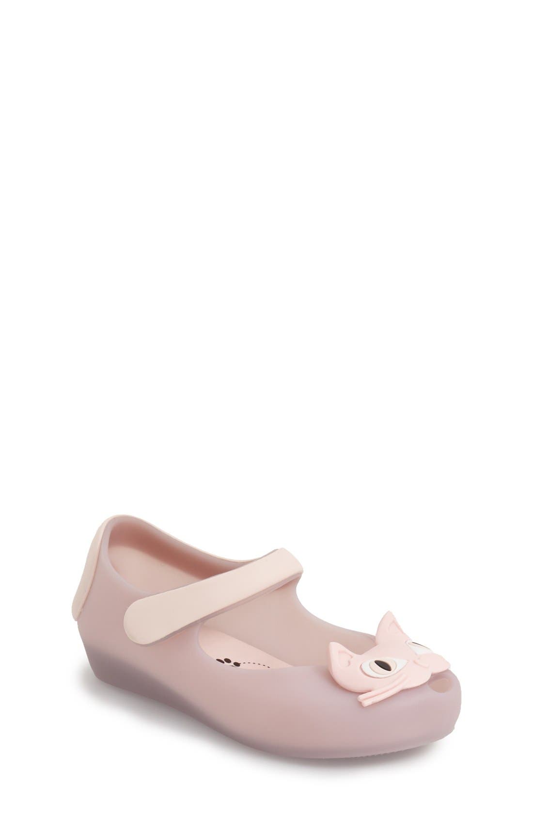 Mini Melissa Ultragirl II Cat Mary Jane Flat, Main, color, 