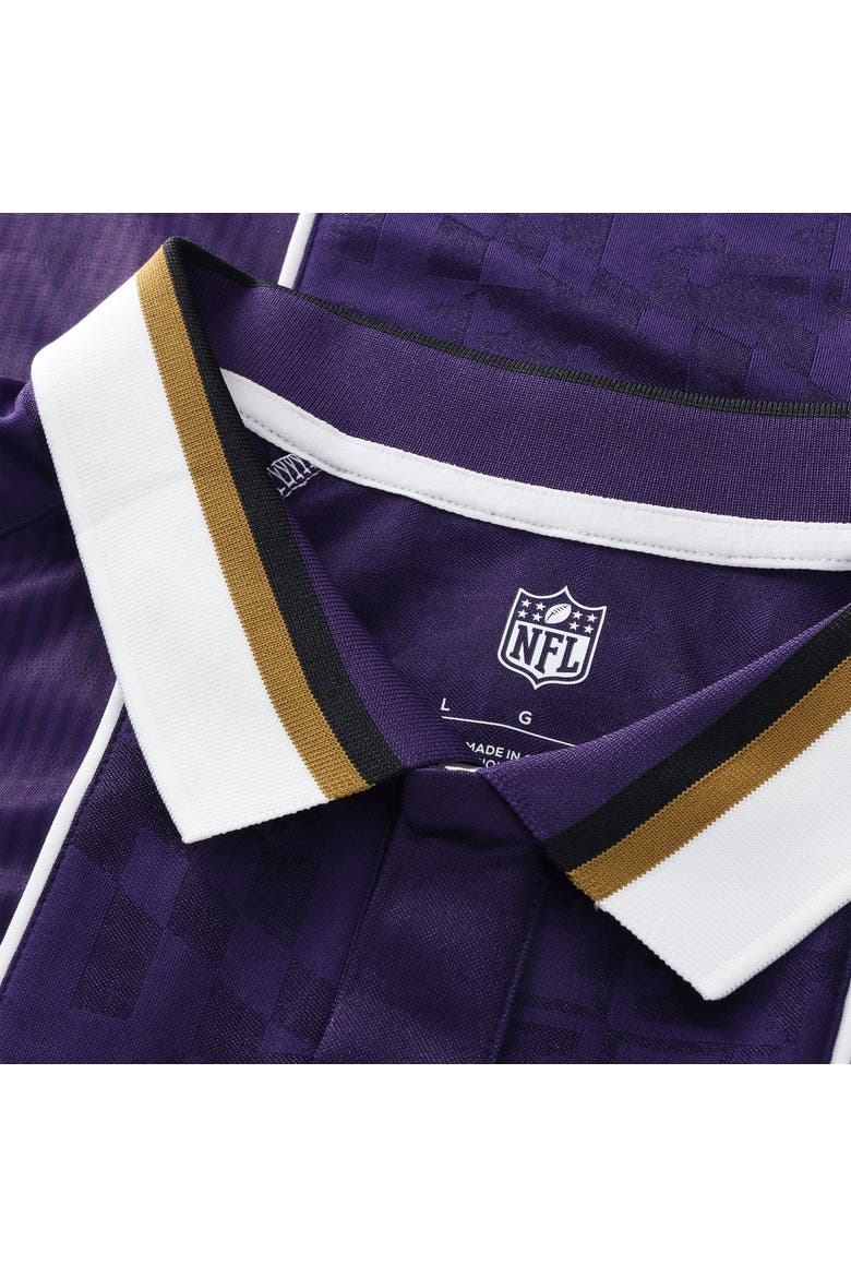 Men's Fanatics Purple Baltimore Ravens Football x Football Collared Fan Top, Alternate, color, Purple