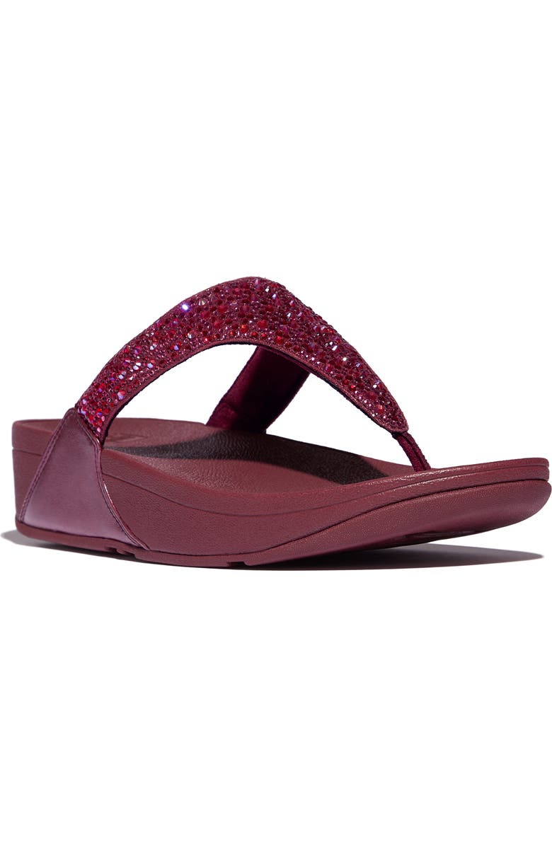 FitFlop Lulu Flip Flop, Main, color, Luxe Plum