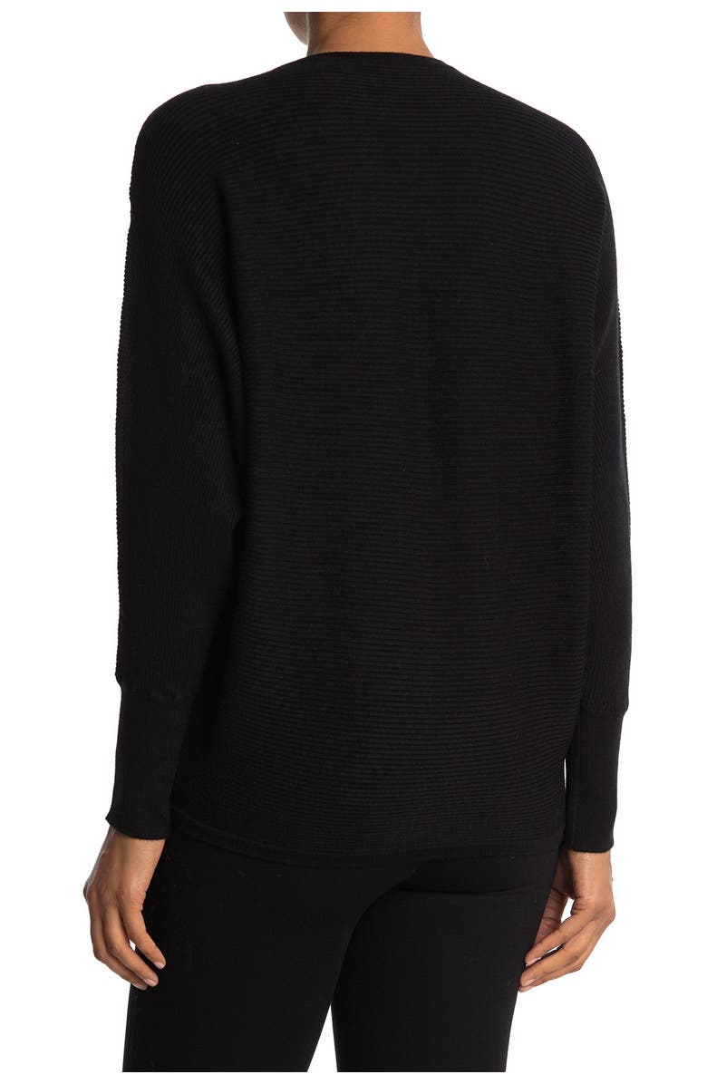 T Tahari Long Dolman Sleeve Crewneck, Alternate, color,