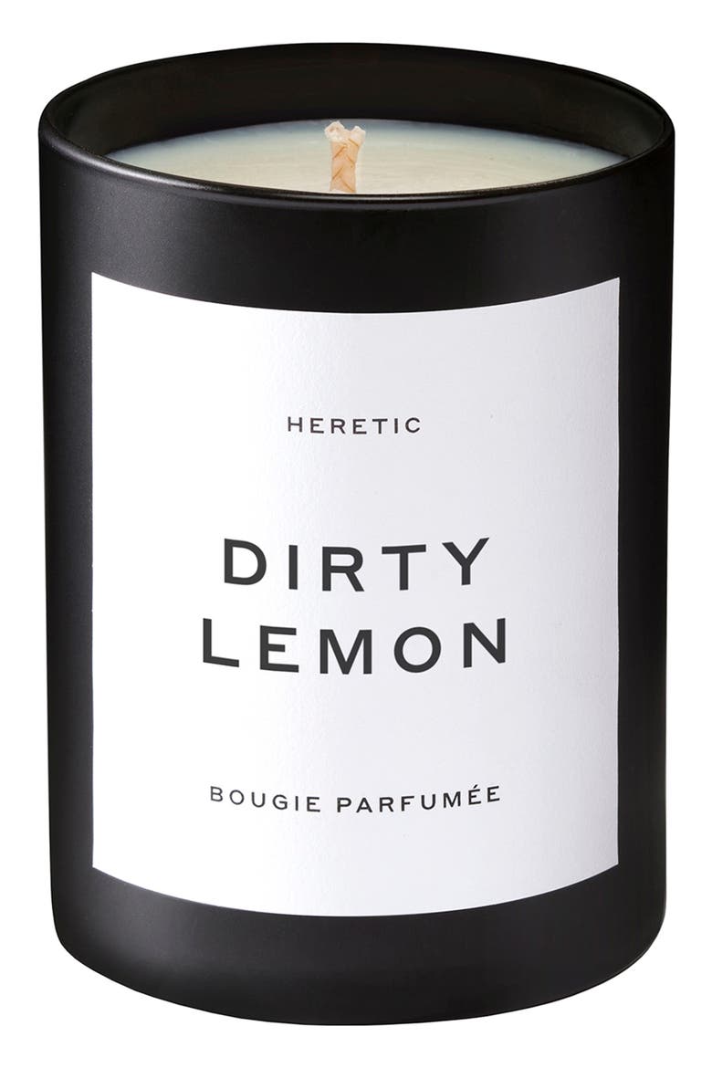 Dirty Lemon Candle, Main, color, NO COLOR