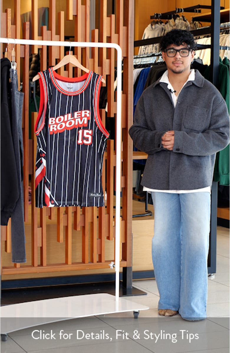 Graphic Mesh Basketball Jersey, sales video thumbnail