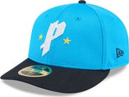 New Era Men's New Era Neptune Blue/Navy Philadelphia Phillies City Connect Batting Practice Low Profile 59FIFTY Fitted Hat