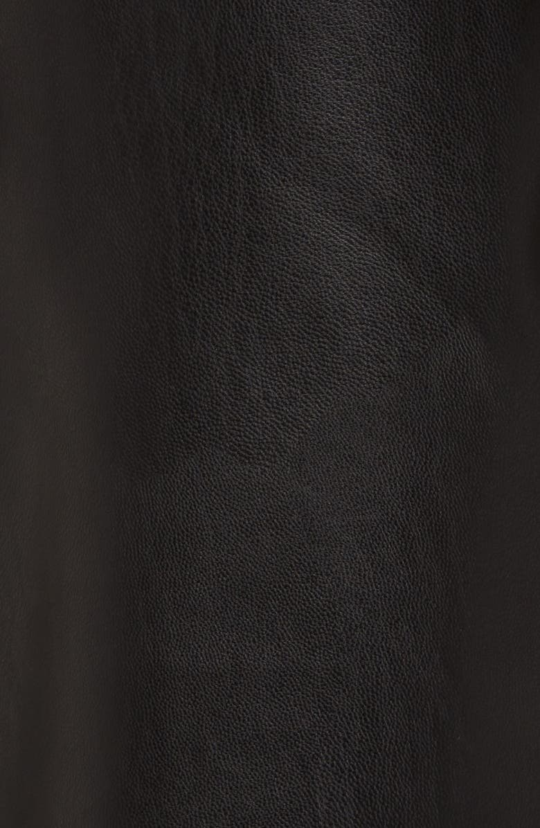 Open Edit Faux Leather Blazer, Alternate, color, 