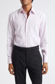 TOM FORD Classic Fit Striped Cotton Shirt