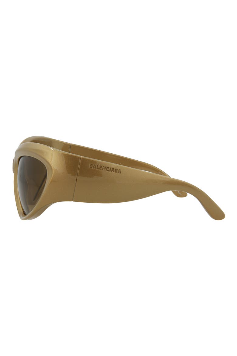 64mm Novelty Sunglasses, Alternate, color, GOLD GOLD BROWN