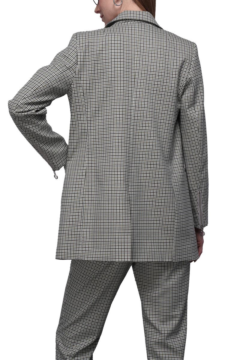 WILDFANG The Empower Zipper Double Breasted Blazer, Alternate, color,