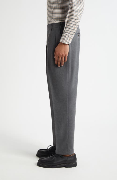 Boglioli Stretch Wool Mario Trousers In Gray