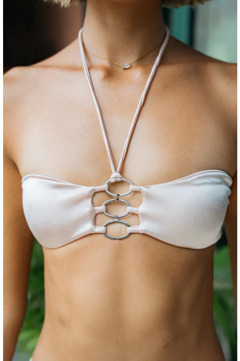Cove Bikini Top, Alternate, color, Cream