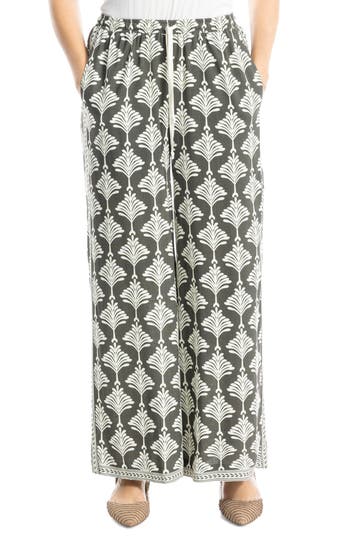 MAX STUDIO MAX STUDIO DRAWSTRING WIDE LEG PANTS 