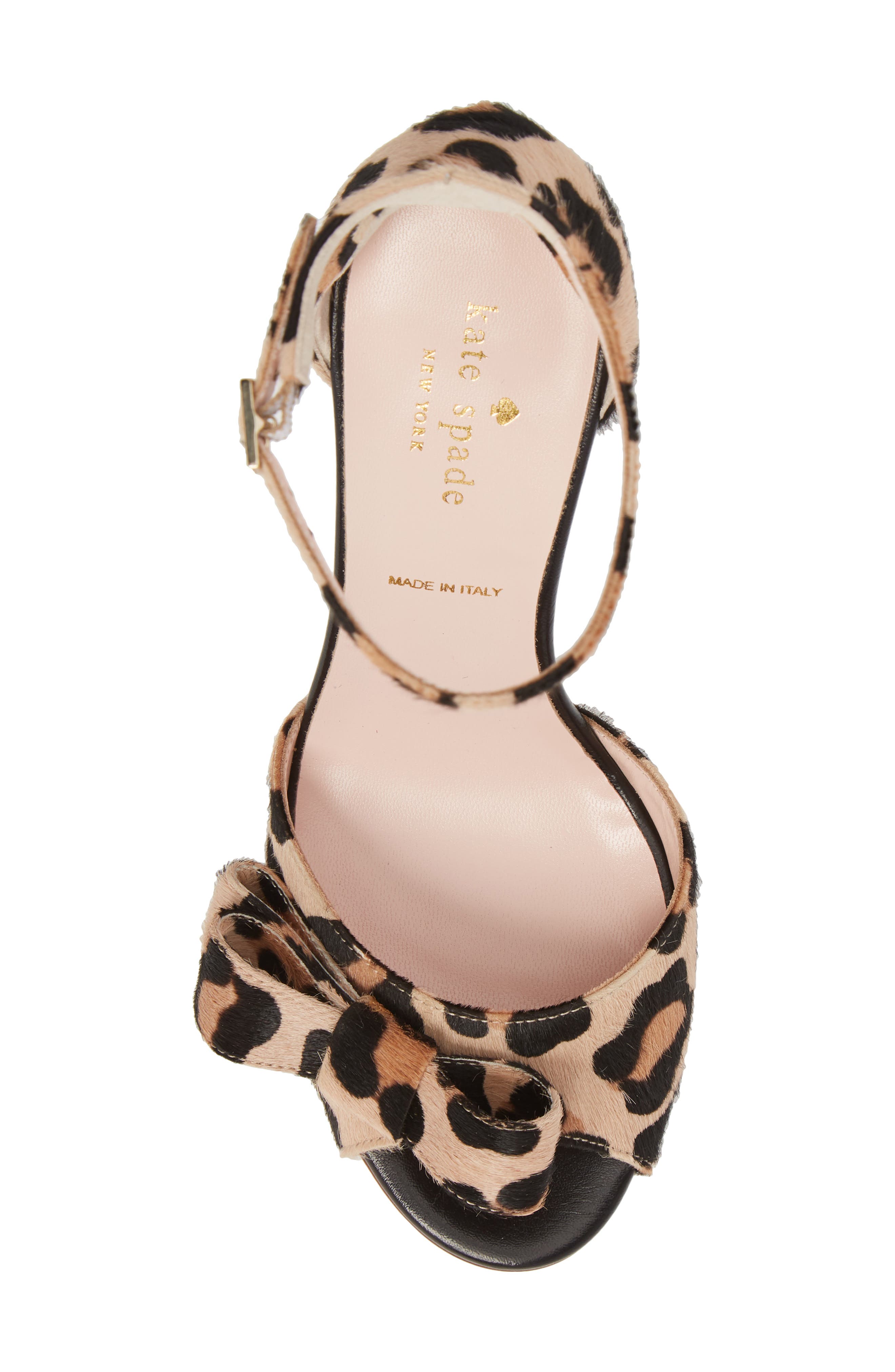 ismay ankle strap sandal, Alternate, color, LEOPARD CALF HAIR